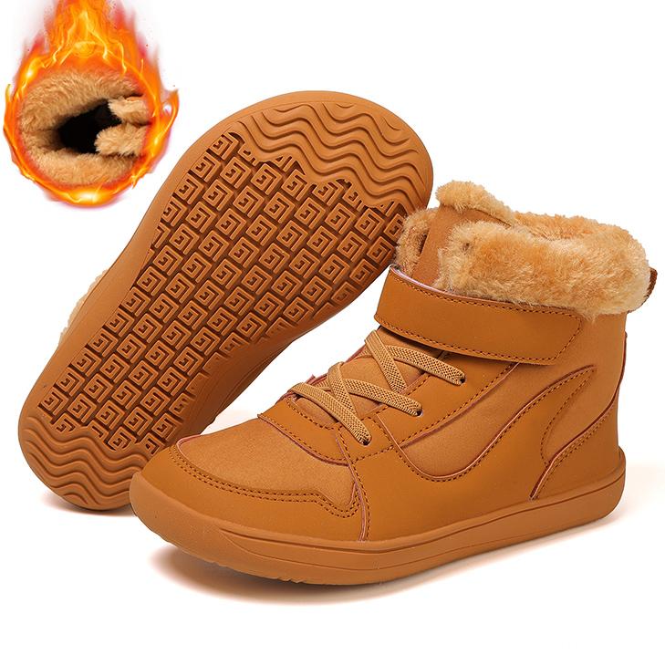 

Toddler/Little/Big Kids Snow Boots Winter Wide Toe Barefoot Snow Boots Girl Boy Outdoor Casual Shoes Winter Children s Sneakers 26 верблюд