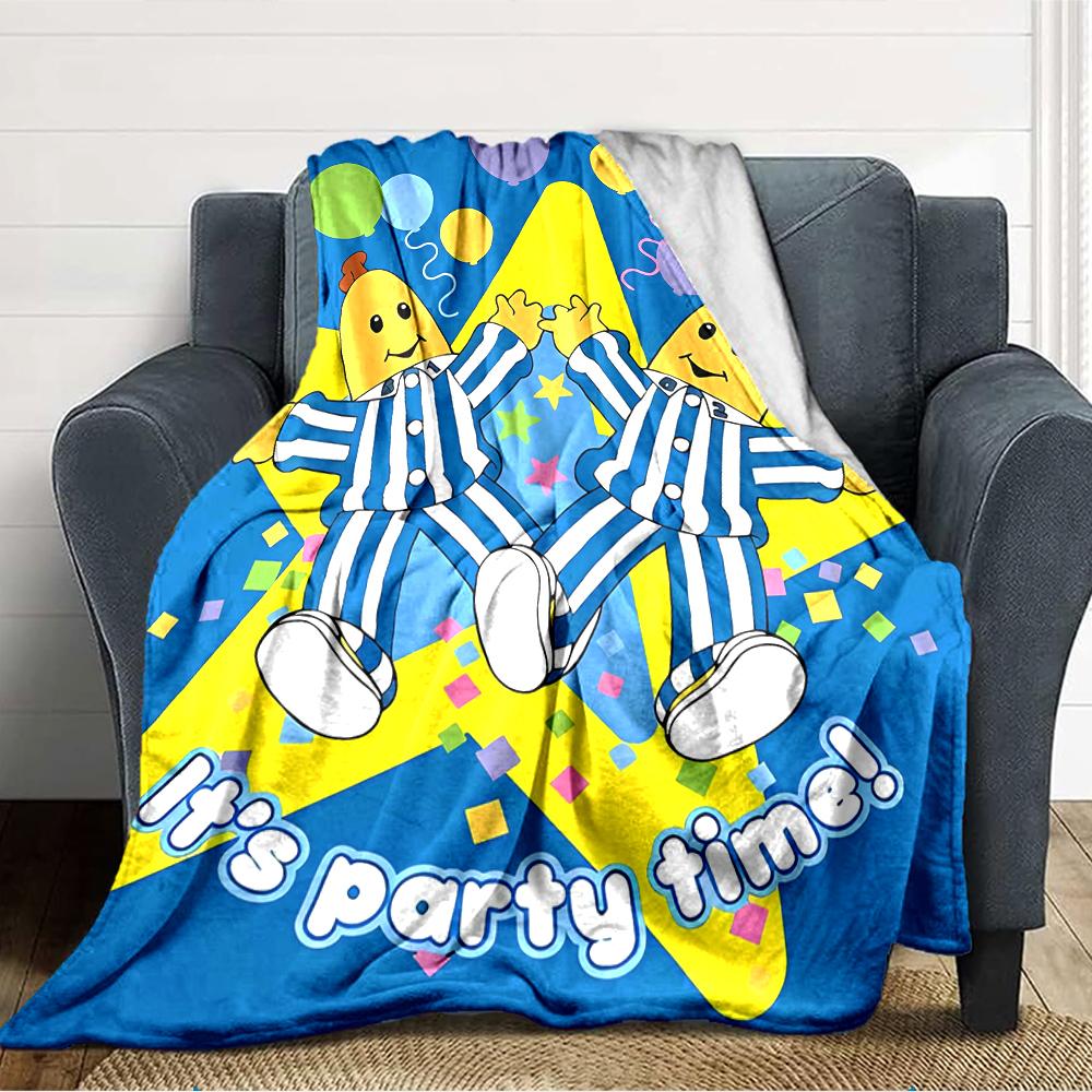 1pc Banana Blanket, Gift, for Men and Women, Soft Blanket, Good for Sofa Bed Couch Travel, Lightweight Flannel Blanket