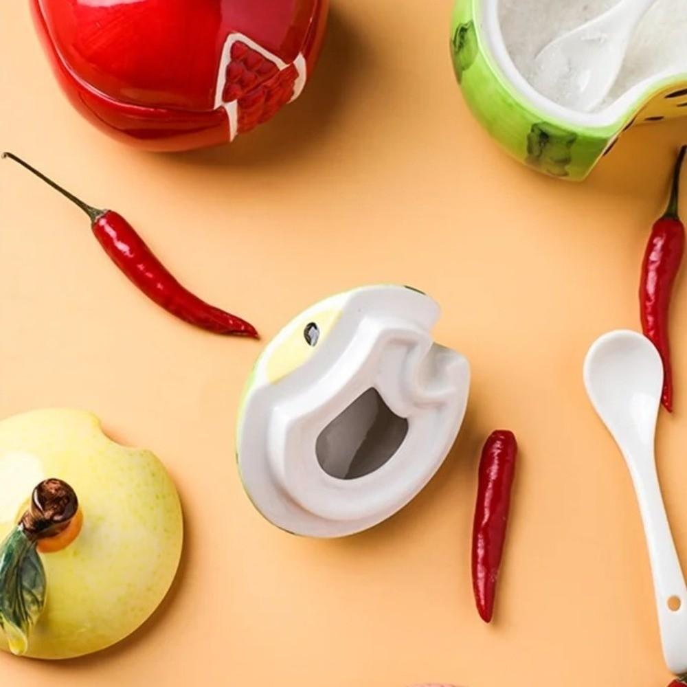 Japanese-style Salt Sugar Jar Fruit-shaped Spice Storage Jar Spice Container  Spice Storage