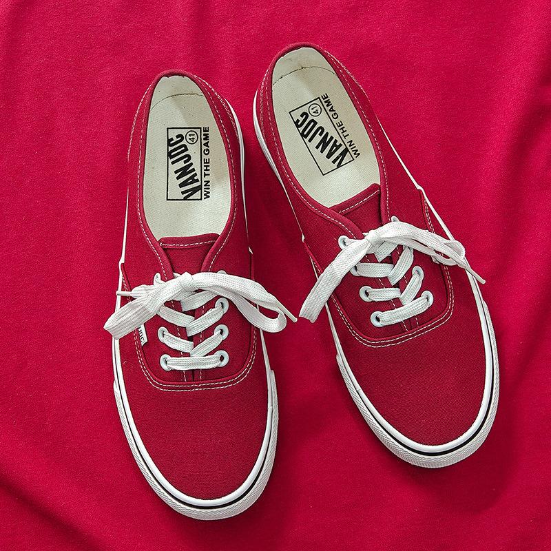 Spring and autumn new low-top board shoes trendy shoes versatile couple casual shoes student canvas shoes men's shoes