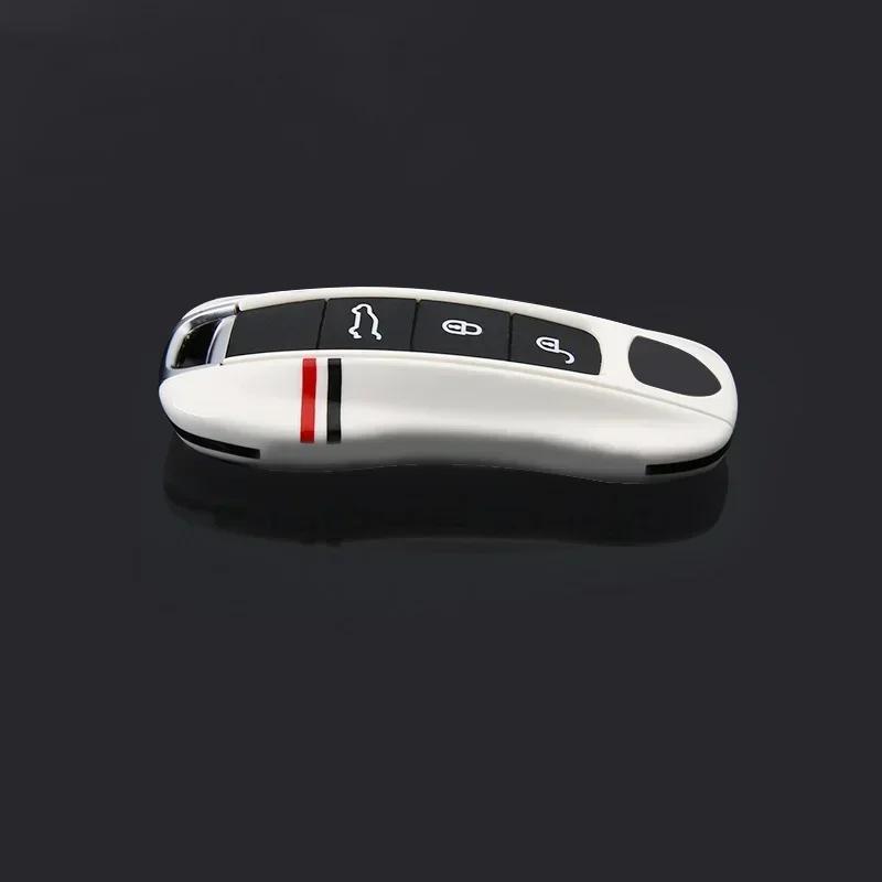 For Porsche 718 Cayenne Panamera 911 Macan Key Case Key Cover Taycan Cayman Boxster Key Shell Car Accessories Protective Case