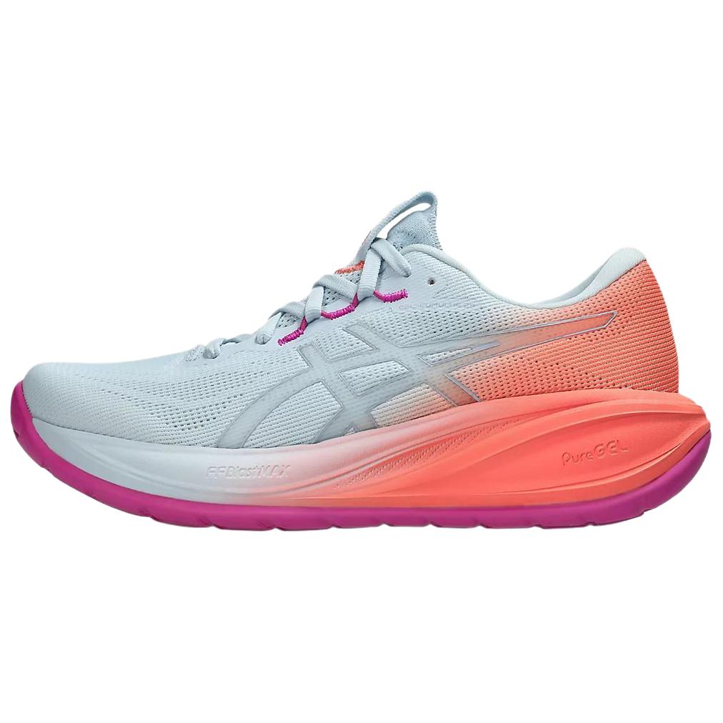 

Asics Gel-Cumulus 28 Comfortable Fitting Shock Absorbing Breathable Lightweight Rebound Running Shoes Women sneaker Light-Sky-Blue 1012B986-400 36
