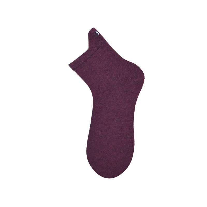 Socks Women's Autumn Lift Ear Mid-calf Socks Simple Embroidery Women's Socks Do Not Fall Off The Heel Anti-odour Sweat Boneless Socks