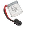 3.7V 220mAh Battery With SM Black Plug LiPo 20C 702025 Overcharge Short Circuit Protection RC
