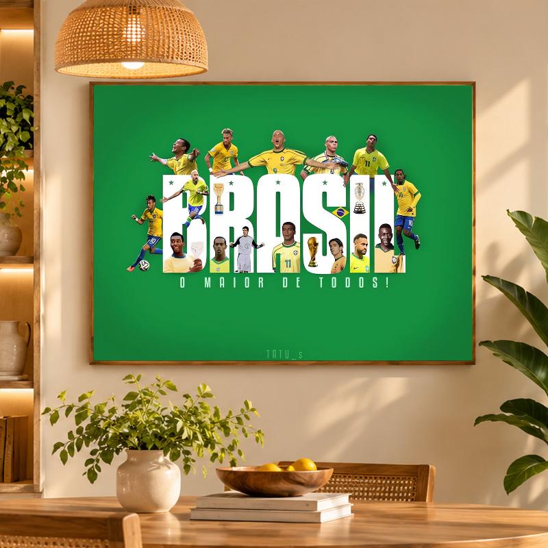 5D Diamond Painting Brazil national football team DIY Full Drill Diamond Art Kit Home Decoration