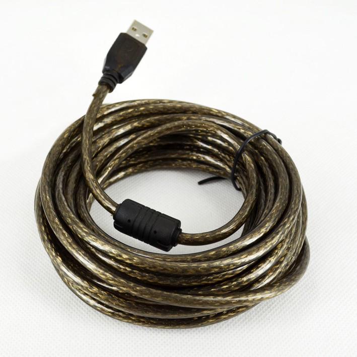 USB 2.0 Verlängerungskabel mit 4-Port-Hub und Chip, Stecker auf Buchse, Reines Kupfer, Erhältlich in 3m, 5m und 10m Länge