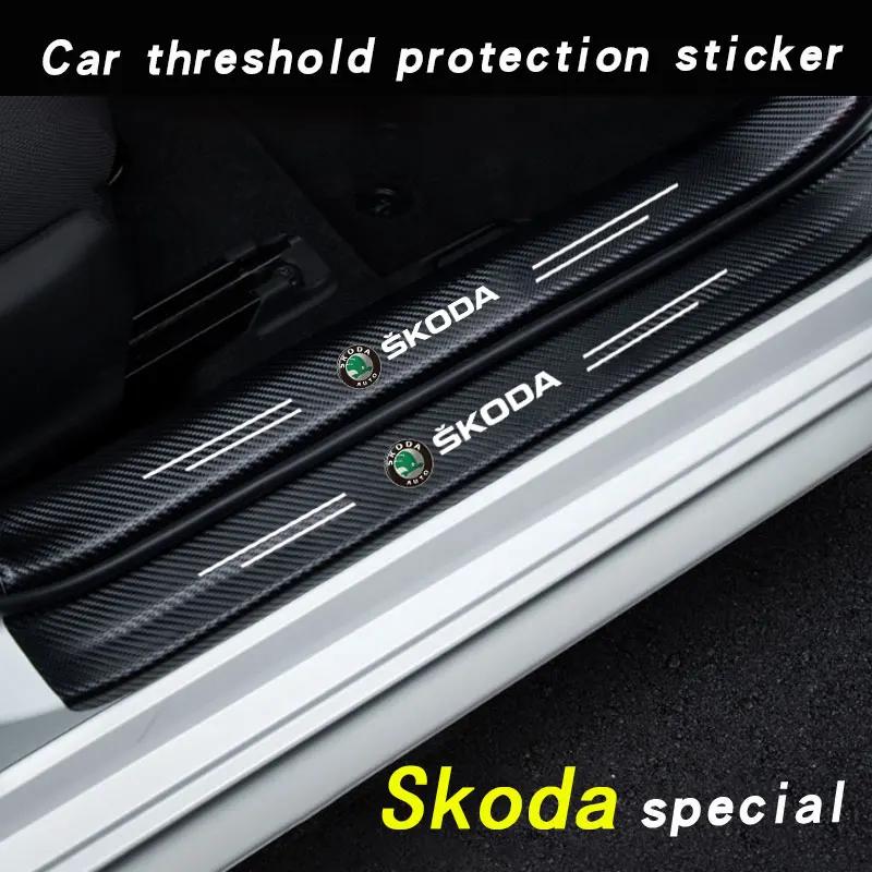 Autocollant de voiture Bande autocollante anti-rayures pour Skoda octavia 2 a7 a5 rapid fabia yeti superb KAMIQ KAROQ kodiaq SCALA citigo virs Acc