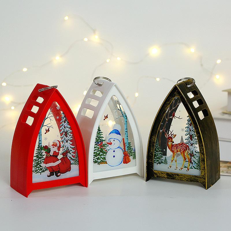 Christmas Decorations Led Candle Lights Christmas Hanging Lights Children's Portable Window Displays