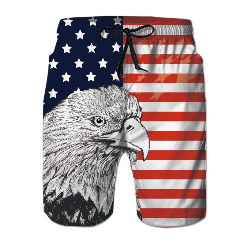 Men's Beach Shorts Kids Summer Swimwear Shorts Breathable Surf Board Shorts Quick Dry Casual Sportwear Swim Trunks Boy