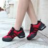 Fashion Mesh Jazz Shoe Woman Ladies Modern Soft Outsole Dance Sneakers Breathable Lightweight Woman Dancing Fitness Shoes