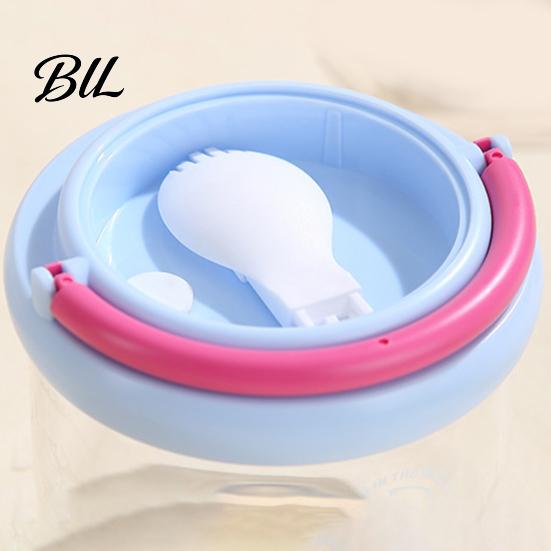Leak-proof Salad Bowl Portable with Built-In Fork & Lid 600ml Double-Layer Plastic Jar Odorless Fruit for Overnight Oats Meal Prep Snack Container Gym