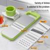 Camellia Multifunctional Kitchen Slicer with 6 Stainless Steel Blades