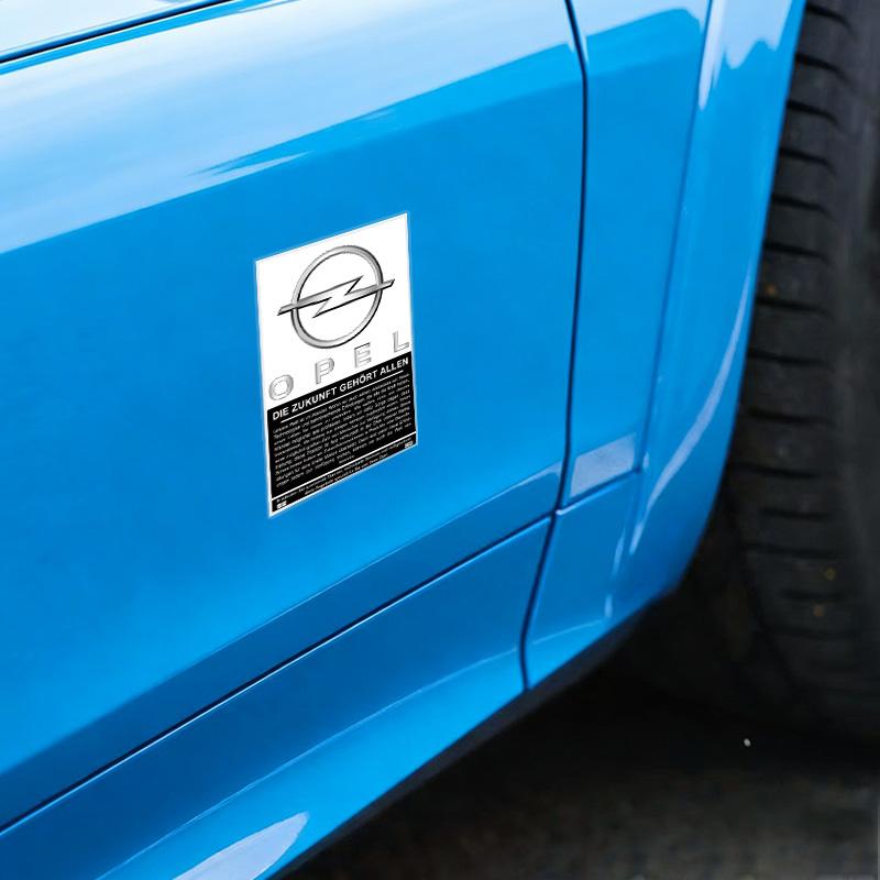 1pcs Car Front WIndshleld Statlc Sticker Waterproof Statlc Decal Flt For Opel Insignia Astra Antara Meriva Zafira H G Corsa