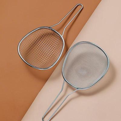 Grande Cucchiaio Scolapasta a Rete in Acciaio Inossidabile Giapponese per Noodles, Ravioli e Hot Pot