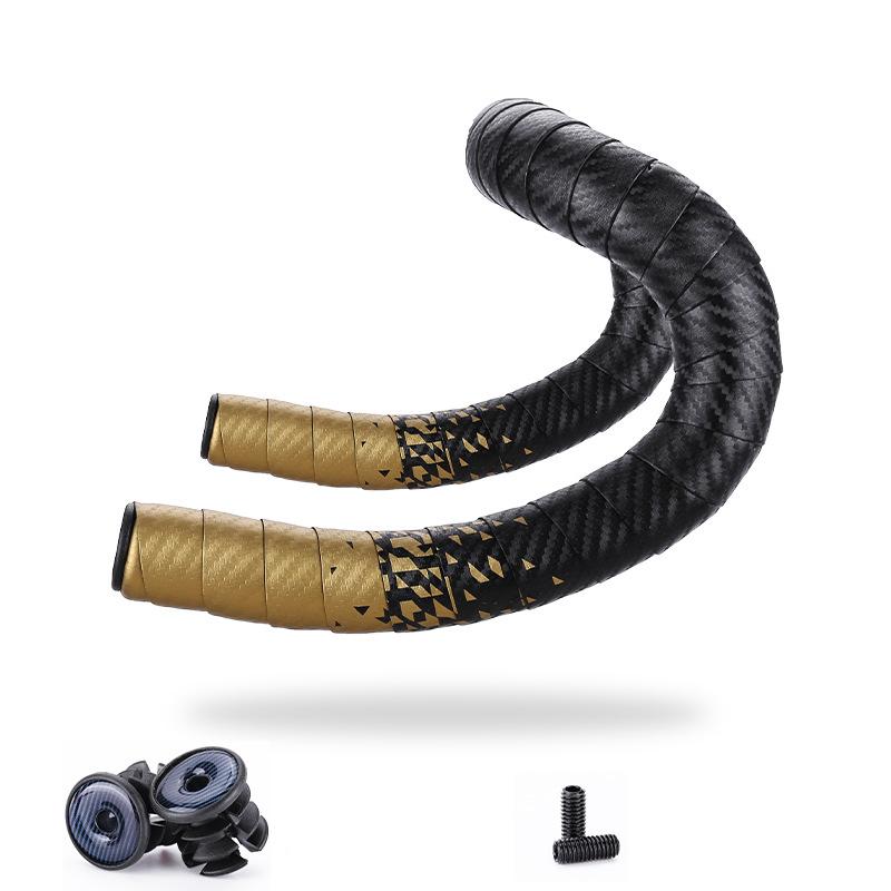 Bicycle Handlebar Tape Anti-Vibration PU EVA Bent Cycling Road Bike Tapes Racing Breathable Non-Slip Handle Bar Belt Wrap
