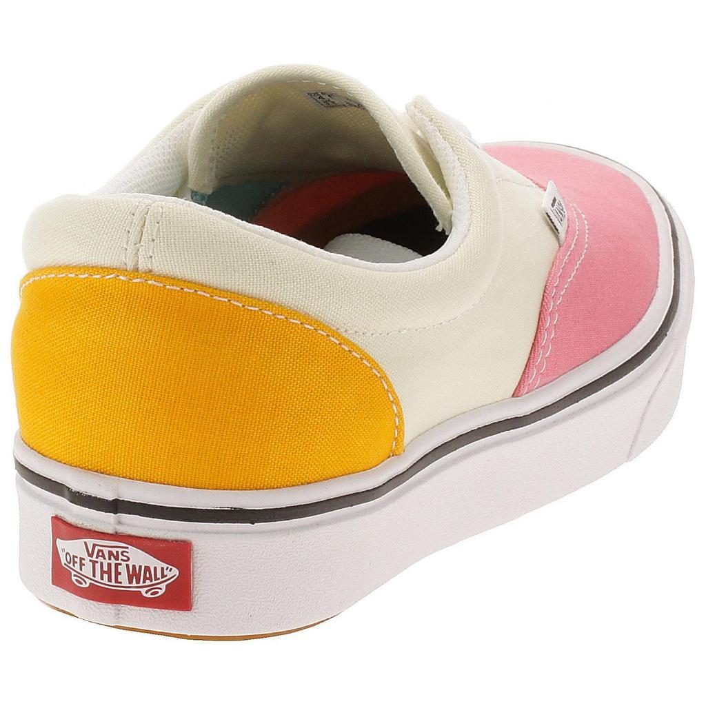 Vans Comfycush Era CANVAS 'Pink White Yellow' (Unisex) Skate Shoes VN0A3WM9VNJ