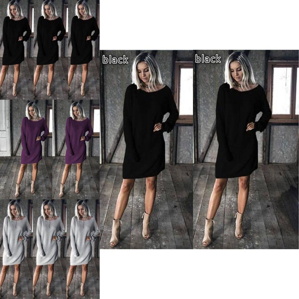 Stylish Loose Fit Batwing Sleeve Women's Top Perfect For Casual Wear Soft Cotton Fabric Pure Color Design