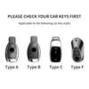 Car Key Fob Shell For Mercedes Benz A C E S G Class CLE CLA GLC W177 W205 W213 W222 X167 AMG Leather Car Remote Key Case Cover