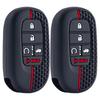 Silicone Car Key Case Cover Shell For Honda 2022 2023 2024 Accord Civic HR-V CR-V Pilot Sport SI EX EX-L Keychain Accessories