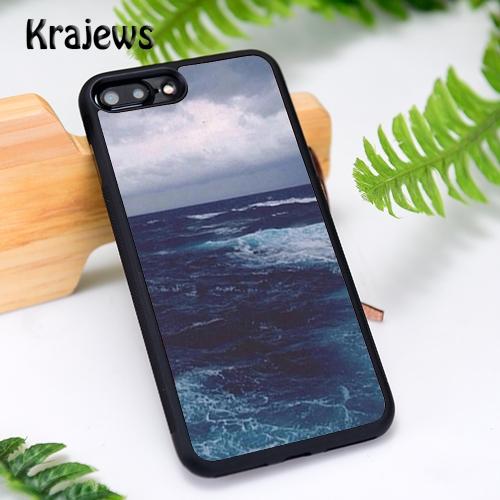 Krajews The waves Ocean water Phone Case For iPhone 17 Air 16 16e 15 14 11 12 13 Pro MAX Plus cover shell coque