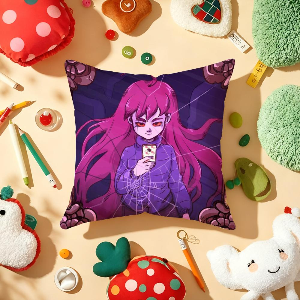 CCeleste Game Moive Cushion Cover Plush Fabric Soft DoubleSided Printed Sofa Warm Winter Home Gift Pillow Cover