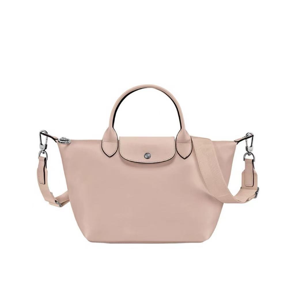French Longxiang full leather armpit bag adjustable shoulder strap single shoulder crossbody large capacity bag fashionable casual versatile portable