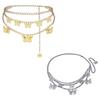 Aesthetic Tasseled Chain for Women Waist Chain Belly Chain Ethnic Waist Chain for Ballroom Dancewear Party