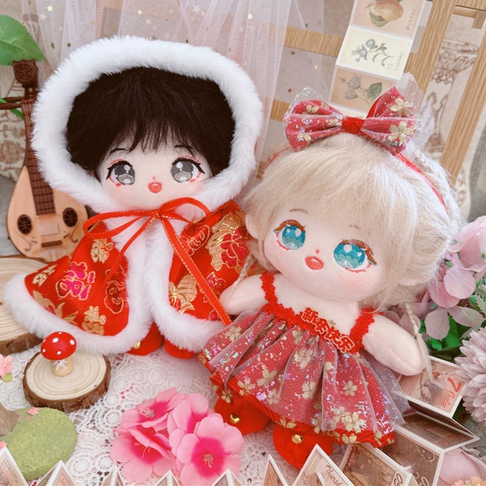 

Plush Cloak Stuffed Doll Dress Suit Shawl Plush Toys Clothes Doll Accessory style 4