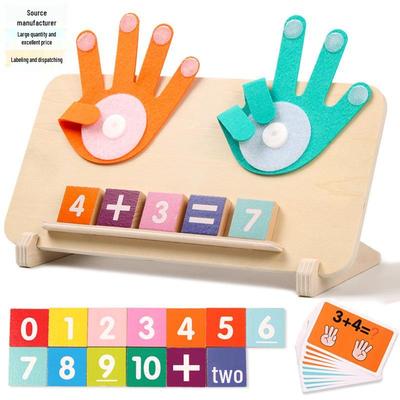 Montessori Finger Counting Puzzle Toy for 1-2 Year Olds – Early Education Math Aid