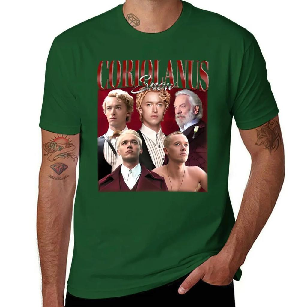 Coriolanus Snow TShirt Short sleeve tee graphic t shirts mens t shirts