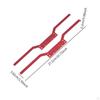 2 Pieces Aluminium Chassis Frame Rails Replacement Sturdy Upgrade Spare Parts for MN98 MN99S