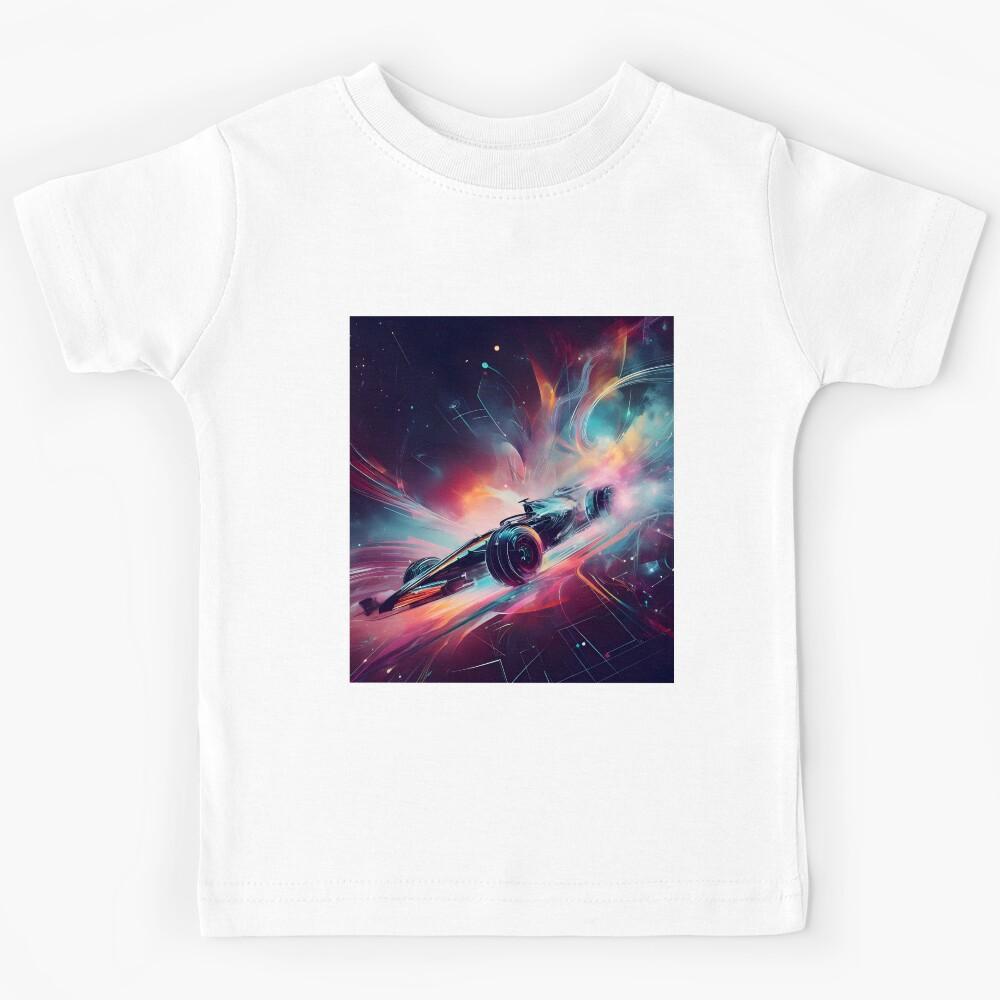 Nebular ethereal futuristic race car Kids T-Shirt 100