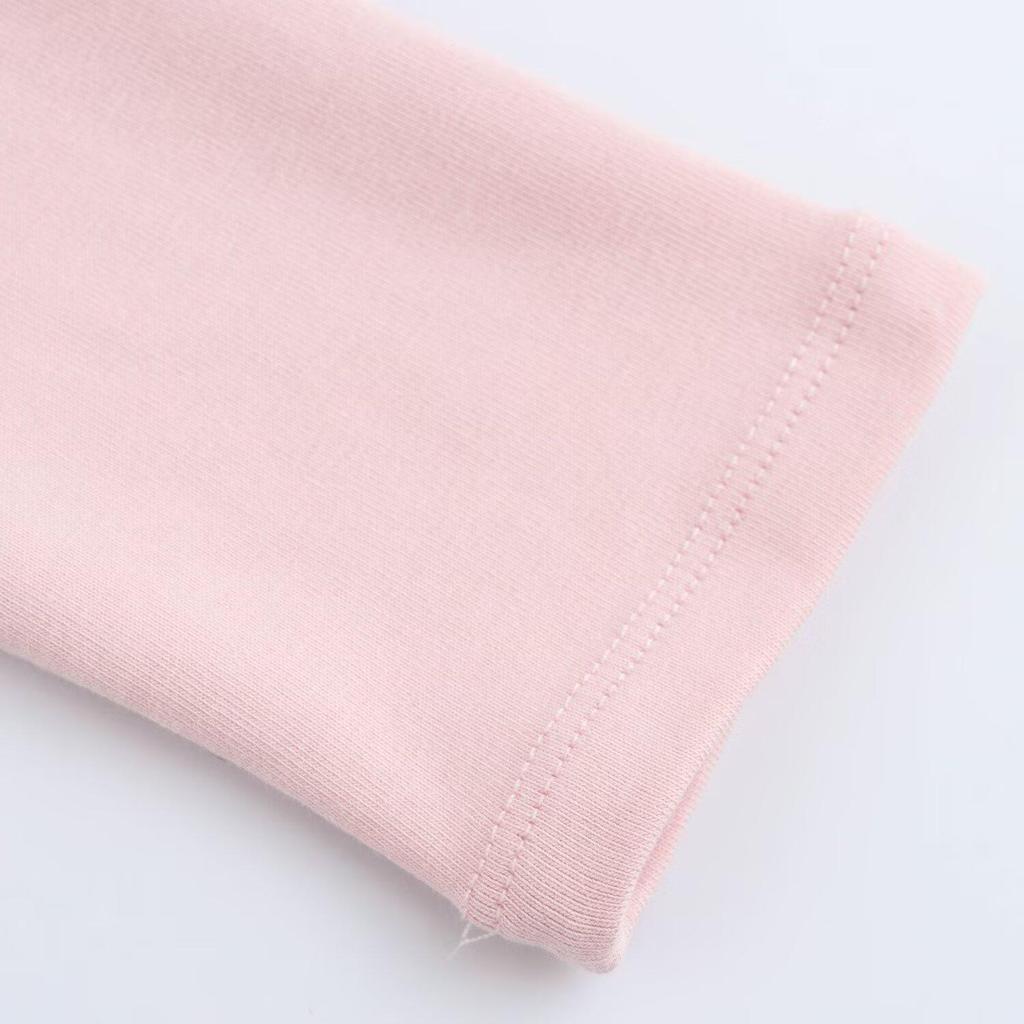 Spring 2025 Women's Solid Color Slim Fit Semi-High Neck T-Shirt