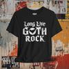 Goth Rock Shirt Punk Rock Schwarzes T-Shirt Lang Lebe Deathrock Metal Emo Musik T-Shirt Gothic Band T-Shirt Geschenk für Alternative und Rockmusik-Fans