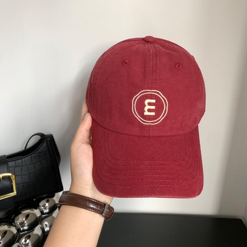 Retro embroidered letter baseball cap men's and women's sunshade simple personality street leisure cap