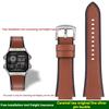 For Casio small square AE1200/1300/1500 SGW-300/400 W-218 men's original genuine leather watch strap accessories