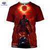 Yaz Erkek T-Shirt Moda 3D Baskı T Shirt Oyun Kadın Rahat Sokak Şıklığı Serin Spor Üst