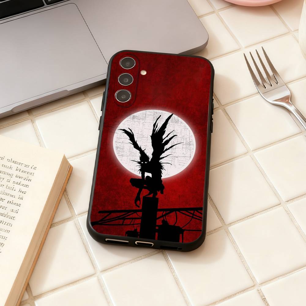 D-Death Anime N-Note  Phone Case For Samsung Galaxy A73,A72,A71,A70,A53,A52,A51,Others Soft Black Shell