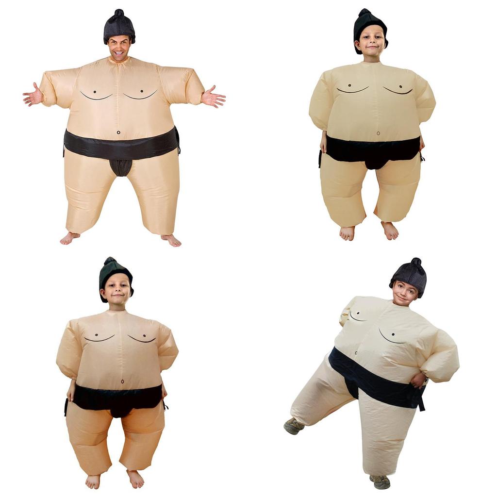 Vibrant Inflatable Sumo Wrestler Costume For Adults And Kids Ideal For Fun Parties