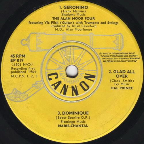 

7inch Record VARIOUS - EP 019 EP019 Cannon 1964 UK Pop Used