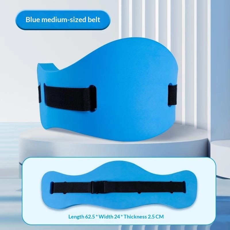 Adjustable EVA Swim Buoyancy Belt Back Float with Straps for Kids Adults Swimming Beginner Training Aid