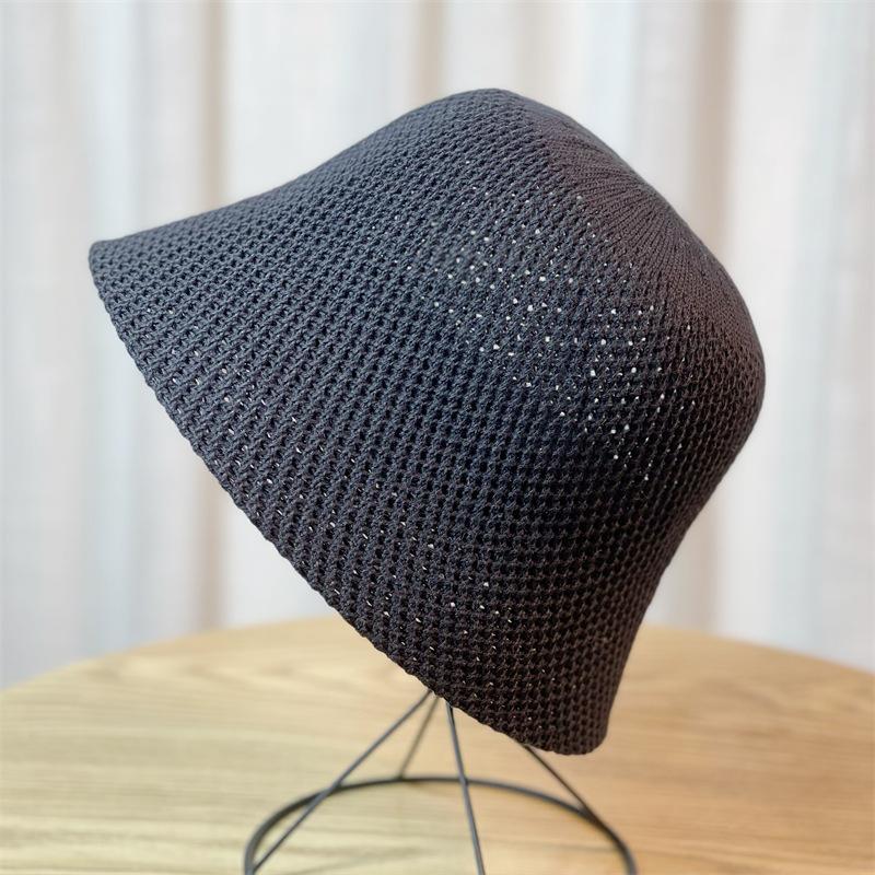 

Hat Fishwoman Spring Summer Hollowedout Fashion Sun Hat Sun Hat Protection чорний