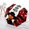 The Good, the Bad and the Ugly, automatic folding umbrella, portable and foldable design, 8 ribs, a Christmas or birthday gift.