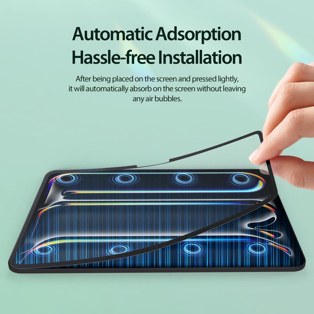 DUX DUCIS Naad Serie für iPad Pro 13 (2024) Bildschirmschutz Matt PET Paperfeel Folie Abnehmbar, Wiederverwendbar