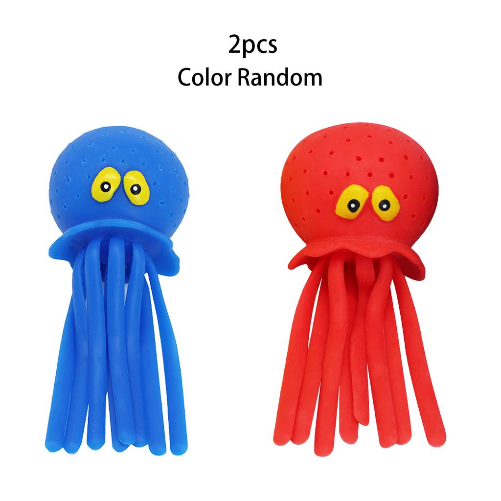Water Spray Octopus Pinching And Music, Ocean Animals, Children'S Bathing Toys, Tpr Water Play And Decompression Toys, Summer