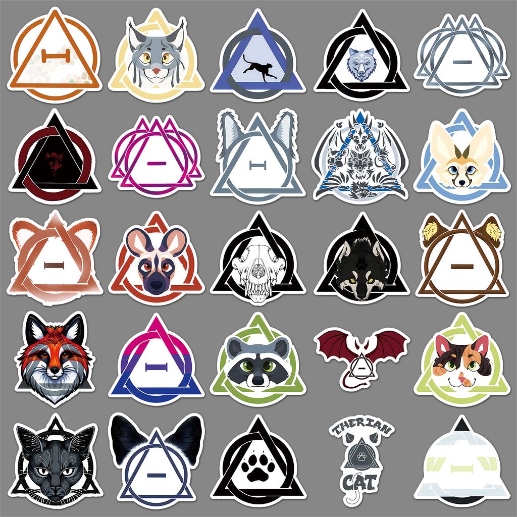 50 Graffiti Stickers Personalized Creative Decoration Mobile Phone Water Cup Suitcase DIY Stickers