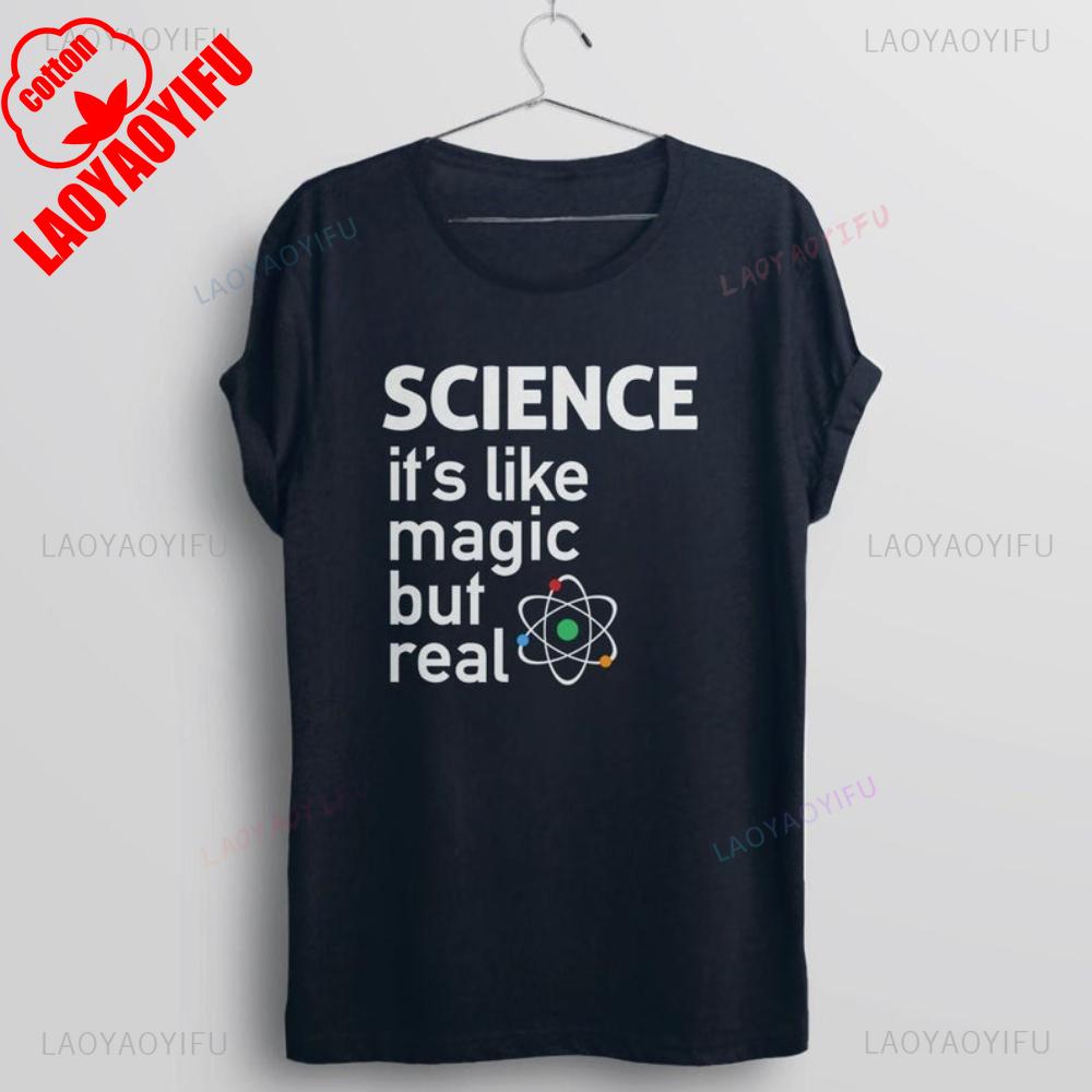 

Funny Science Shirt for Women Men Printed Tshirt Nerdy Scientist Gift for Science Teacher Tshirt Liberal Tee Cotton Shortsleev 4XL
