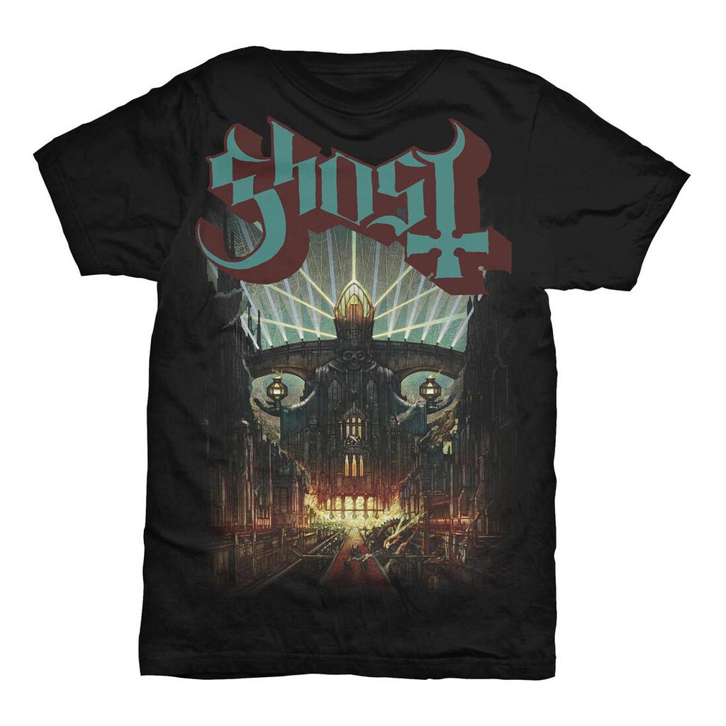 Maglietta Ghost Band Meliora Rock Nuova Nera Ufficiale