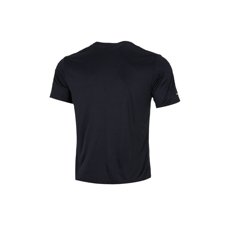 Nike Dri-FIT Wild Run Miler Breathable Reflective Running Short Sleeve T-Shirt Men Tops Black DM4816-010