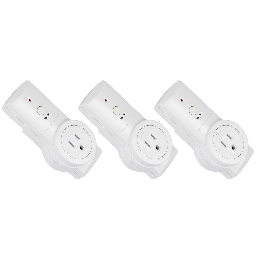 Wireless Switch Socket with Remote Control Smart Outlet Set Built in Battery